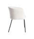 SILLA CREMA TEJIDO-METAL SALÓN 61 X 56 X 77,50 CM