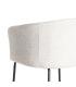 SILLA CREMA TEJIDO-METAL SALÓN 61 X 56 X 77,50 CM