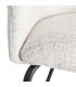 SILLA CREMA TEJIDO-METAL SALÓN 61 X 56 X 77,50 CM