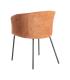 SILLA CALABAZA TEJIDO-METAL SALÓN 61 X 56 X 77,50 CM