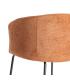 SILLA CALABAZA TEJIDO-METAL SALÓN 61 X 56 X 77,50 CM