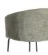 SILLA VERDE TEJIDO-METAL SALÓN 60,50 X 55 X 78,50 CM