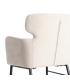 SILLA CREMA TEJIDO-METAL SALÓN 59,50 X 62,50 X 86 CM