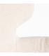 SILLA CREMA TEJIDO-METAL SALÓN 59,50 X 62,50 X 86 CM