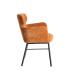 SILLA TERRACOTA TEJIDO-METAL SALÓN 59,50 X 62,50 X 86 CM