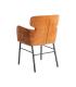 SILLA TERRACOTA TEJIDO-METAL SALÓN 59,50 X 62,50 X 86 CM