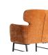 SILLA TERRACOTA TEJIDO-METAL SALÓN 59,50 X 62,50 X 86 CM