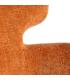 SILLA TERRACOTA TEJIDO-METAL SALÓN 59,50 X 62,50 X 86 CM