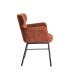 SILLA BURDEOS TEJIDO-METAL SALÓN 59,50 X 62,50 X 86 CM