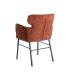 SILLA BURDEOS TEJIDO-METAL SALÓN 59,50 X 62,50 X 86 CM