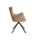 SILLA BEIGE TEJIDO-METAL SALÓN 58,50 X 60 X 86,50 CM