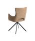 SILLA BEIGE TEJIDO-METAL SALÓN 58,50 X 60 X 86,50 CM