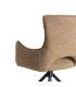 SILLA BEIGE TEJIDO-METAL SALÓN 58,50 X 60 X 86,50 CM