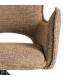 SILLA BEIGE TEJIDO-METAL SALÓN 58,50 X 60 X 86,50 CM