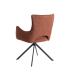 SILLA ROJO TEJIDO-METAL SALÓN 58,50 X 60 X 86,50 CM