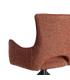 SILLA ROJO TEJIDO-METAL SALÓN 58,50 X 60 X 86,50 CM