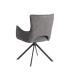 SILLA GRIS TEJIDO-METAL SALÓN 58,50 X 60 X 86,50 CM
