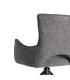 SILLA GRIS TEJIDO-METAL SALÓN 58,50 X 60 X 86,50 CM