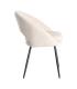 SILLA CREMA TEJIDO-METAL CONTRACT 58 X 60 X 80 CM