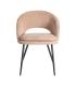 SILLA ROSA TEJIDO-METAL CONTRACT 67,50 X 47 X 79,50 CM