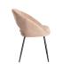 SILLA ROSA TEJIDO-METAL CONTRACT 67,50 X 47 X 79,50 CM