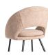 SILLA ROSA TEJIDO-METAL CONTRACT 67,50 X 47 X 79,50 CM