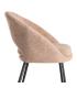 SILLA ROSA TEJIDO-METAL CONTRACT 67,50 X 47 X 79,50 CM