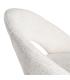 TABURETE CREMA TEJIDO-METAL CONTRACT 53 X 48 X 100 CM