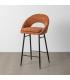 TABURETE CALABAZA TEJIDO-METAL CONTRACT 53 X 48 X 100 CM