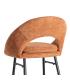 TABURETE CALABAZA TEJIDO-METAL CONTRACT 53 X 48 X 100 CM