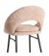 TABURETE ROSA TEJIDO-METAL CONTRACT 53 X 48 X 100 CM