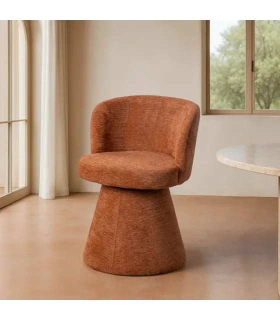 SILLA CALABAZA DM-TEJIDO SALÓN 55 X 50 X 77 CM