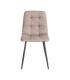 SILLA JASPEADO TAUPE TEJIDO-METAL 44 X 52 X 86 CM