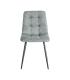 SILLA JASPEADO VERDE TEJIDO-METAL 44 X 52 X 86 CM