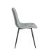 SILLA JASPEADO VERDE TEJIDO-METAL 44 X 52 X 86 CM