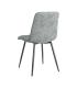 SILLA JASPEADO VERDE TEJIDO-METAL 44 X 52 X 86 CM