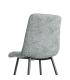 SILLA JASPEADO VERDE TEJIDO-METAL 44 X 52 X 86 CM