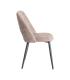 SILLA JASPEADO TAUPE TEJIDO-METAL 50 X 57 X 81 CM