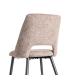 SILLA JASPEADO TAUPE TEJIDO-METAL 50 X 57 X 81 CM