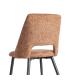 SILLA JASPEADO OCRE TEJIDO-METAL 50 X 57 X 81 CM
