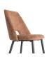 SILLA JASPEADO OCRE TEJIDO-METAL 50 X 57 X 81 CM
