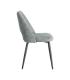 SILLA JASPEADO VERDE TEJIDO-METAL 50 X 57 X 81 CM