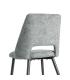 SILLA JASPEADO VERDE TEJIDO-METAL 50 X 57 X 81 CM