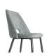 SILLA JASPEADO VERDE TEJIDO-METAL 50 X 57 X 81 CM