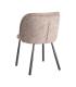 SILLA JASPEADO TAUPE TEJIDO-METAL 56 X 56 X 78 CM