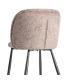 SILLA JASPEADO TAUPE TEJIDO-METAL 56 X 56 X 78 CM