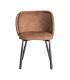 SILLA JASPEADO OCRE TEJIDO-METAL 56 X 56 X 78 CM