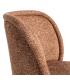 SILLA JASPEADO OCRE TEJIDO-METAL 56 X 56 X 78 CM