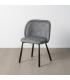 SILLA JASPEADO VERDE TEJIDO-METAL 56 X 56 X 78 CM