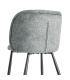 SILLA JASPEADO VERDE TEJIDO-METAL 56 X 56 X 78 CM